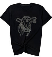 Rhinestone Steer Head Tee