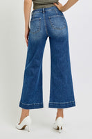 Risen High Rise Ankle Wide Leg Jean