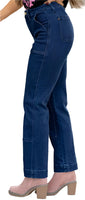 Judy Blue Vintage Horizon High Rise Work Wear Utility Straight Leg