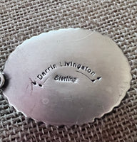 Darrin Livingston White Buffalo Lariat & Earrings