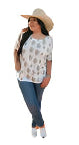 Cactus Crew Neck Top