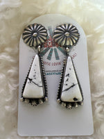 Blaine Yellowstone White Buffalo Drop Earrings