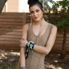 Fringe Twilly-Big Concho Black