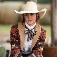Fringe Twilly-Big Concho Brown