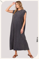 Sage & Fig Mineral Wash T Shirt Dress