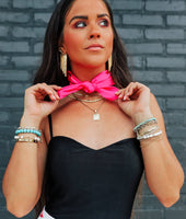 Bright Pink Buckaroo Scarf