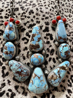 Tim Vandever Golden Hills & Coral Cactus Necklace