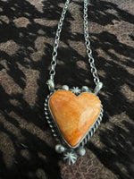Augustine Largo Spiny Heart Necklace