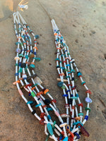 Nestoria Coriz White 6 Strand Necklace with Jacla