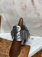 John Nelson Egyptian Turquoise Adjustable SS Ring