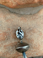 Philbert Secatero White Buffalo Squash Pendant