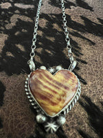 Augustine Largo Spiny Heart Necklace