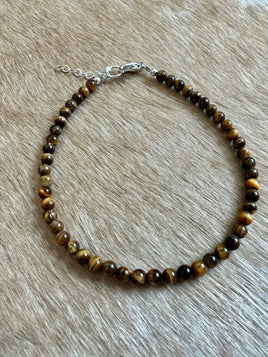 Tiger Eye Anklet