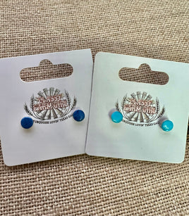 Celina Rosita Round Stud Earrings