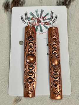 DeVanna R Willie Copper Earrings