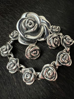 
              Rose Sterling Silver Pendant, Earrings & Bracelet
            
