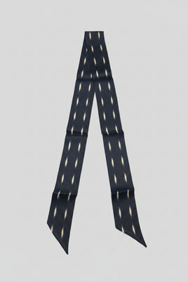Fringe Twilly-Black Buck Stitch