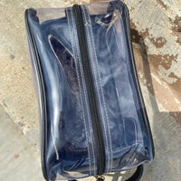 
              Clear Tooled Makeup Bag
            