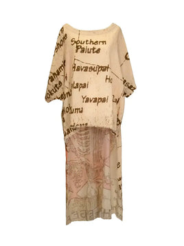 I Love Linen Tribe Names on Front & Chief Joseph on Back Hi-Lo Tunic