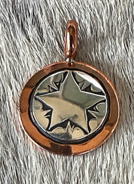 Sylvana Apache Copper & Silver Pendant