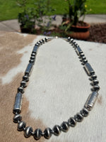 
              Sharon Cooley Nez Barrel & Bead Necklace & Earrings
            