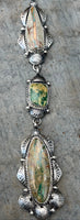 
              Juanita McDonald Long Royston Boulder Lariat & Earrings Set
            