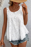 
              Eyelet Tank Top
            