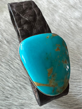 Milton Lee Kingman Leather Bracelet