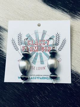 Tonisha Haley Handmade Melon Bead & Saucer Earrings