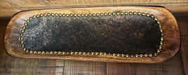 Wooden Cowhide Tray