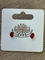 
              Celina Rosita Oval Stud Earrings
            
