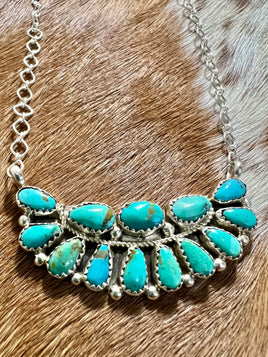 Eunice J Wilson Half Cluster Kingman Necklace