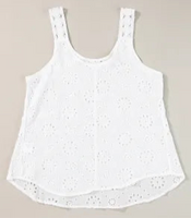 
              Eyelet Tank Top
            