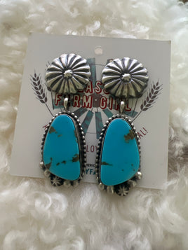 Blaine Yellowstone Kingman Drop Earrings