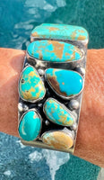 
              Anna Spencer Cluster Kingman Cuff
            