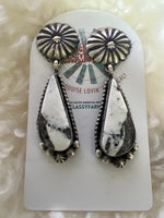 
              Blaine Yellowstone White Buffalo Drop Earrings
            