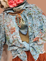 
              A Rare Bird Eyelet Puff Sleeve Top
            