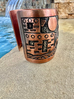 
              Elaine Becenti Copper Storyteller Cuff
            