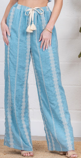 Taelynn Drawstring Beach Pants