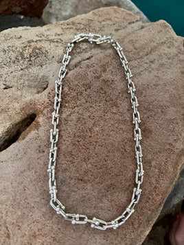 Link Sterling Silver Necklace