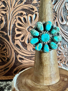 Julianna Benally Kingman Cluster Ring