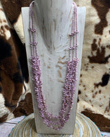 
              Vintage Wampum 3 Strand Fetish Necklace
            