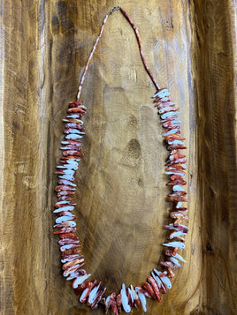 Neil Thomas Double Stacked Spiny Fetish Necklace & Earrings