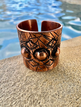 DeVanna R Willie Copper Bump Out Ring