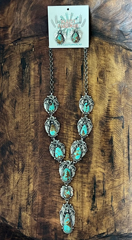 Jimmy Lee #8 Lariat & Earrings