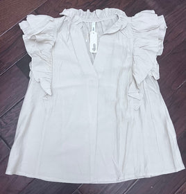 Ruffle Sleeve Top