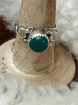 Annette Martinez Green Turquoise Ring