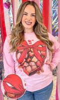 
              Box of Chocolate Valentine Rhinestone Long Sleeve
            