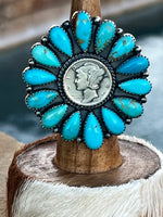 
              Anna Spencer Kingman 1938 Liberty Dime Ring
            