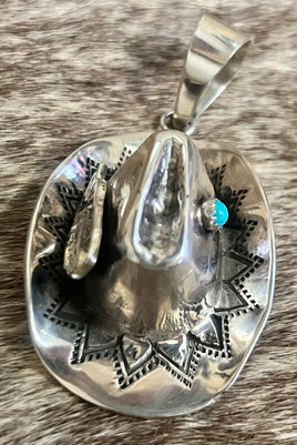 Robbie Manuelito Cowboy Hat Pendant